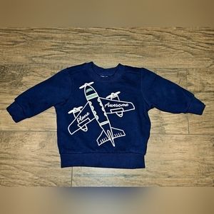Infant Baby Boys Just One You Carter's Plane Themed Crewneck Sweatshirt 6 Months